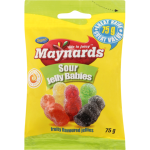 Maynards Sour Jelly Babies 75g