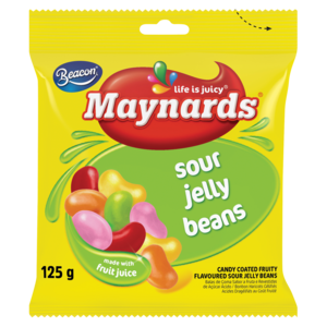 Maynards Sour Jelly Beans 125g