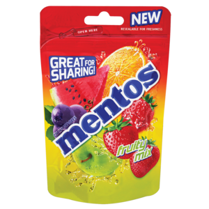 Mentos Fruity Mix Sweets Bag 105g