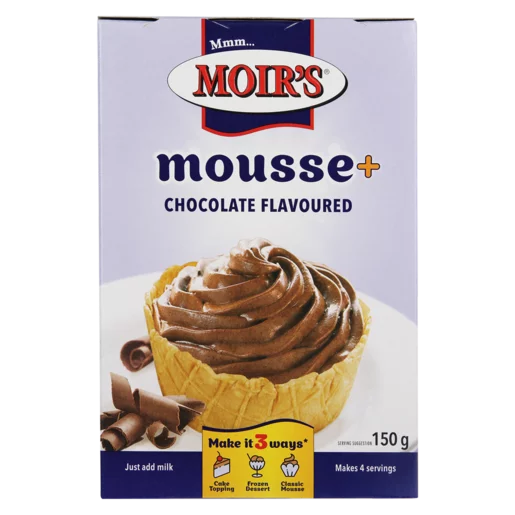 Moir's Chocolate Flavoured Mousse 150g