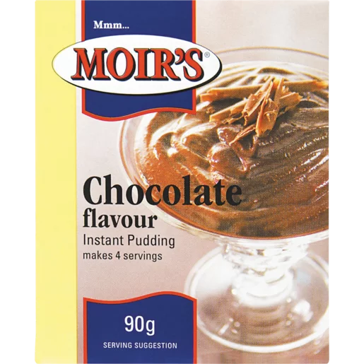 Moir's Instant Chocolate Flavoured Pudding 90g