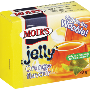 Moir's Orange Flavoured Jelly 80g