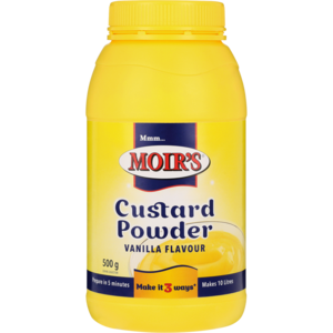 Moir's Vanilla Custard Powder Tub 500g
