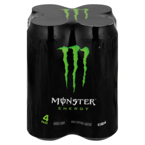 Monster Original Energy Drink Cans 4 x 500ml