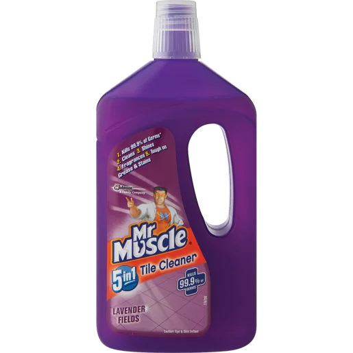 Mr. Muscle 5-In-1 Lavender Fields Tile Cleaner 750ml