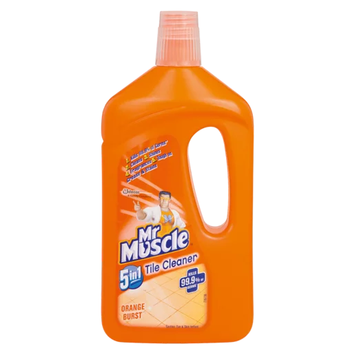 Mr. Muscle Orange Burst 5-In-1 Tile Cleaner 750ml