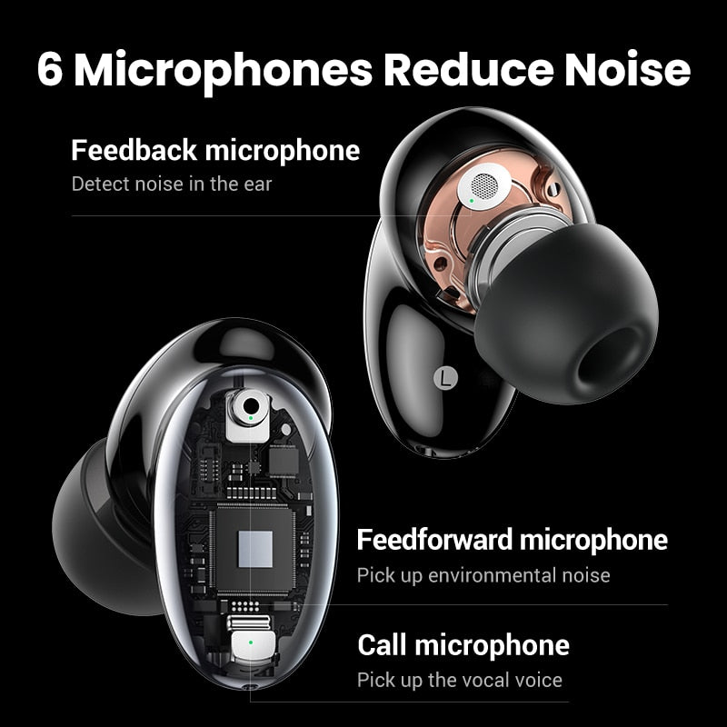 【NEW】UGREEN HiTune X6 Wireless Headphones Bluetooth 5.1 Earphones TWS