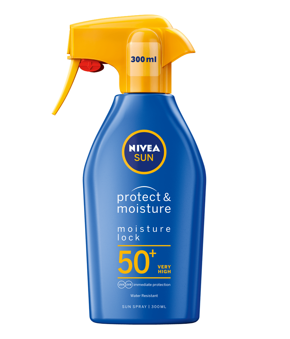 Nivea Sun Protect &amp; Moisture Trigger Spray Spf50+ Sunscreen - 300ml - myhoodmarket