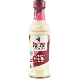Nando's Creamy Garlic Extra Mild Peri-Peri Sauce 250ml - myhoodmarket