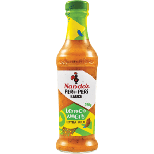 Nando's Lemon & Herb Extra Mild Peri-Peri Sauce 250m - myhoodmarket