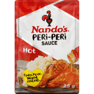 Nando's Peri-Peri Hot Sauce Sachet 25g - myhoodmarket