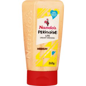 Nando's Perinaise Lite Medium Creamy Dressing 265g - myhoodmarket