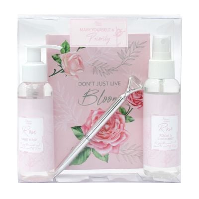 Natures Edition Box Of Love With A Room&linen Mist 100ml Hand Wash 100ml Plus A Notebook A6 And Pen