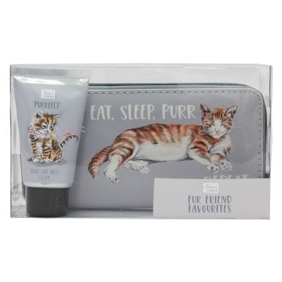 Natures Edition Petfection Cat Fur Friend Favourates 50ml Hand And Nail Cream And Wallet