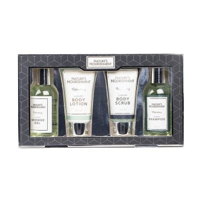 Natures Nourishment Bath Gift Set Men Black Pepper 4piece