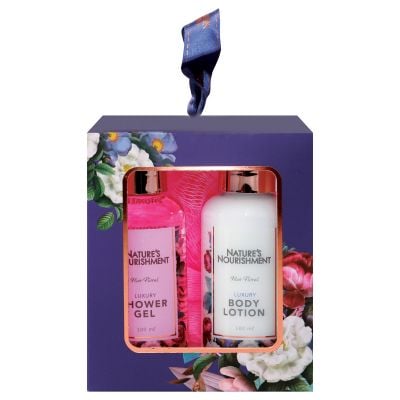 Natures Nourishment Bath Gift Set Peony 3pcs