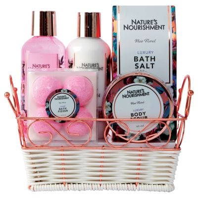 Natures Nourishment Bath Gift Set Peony 6pcs