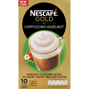Nescafé Gold Instant Hazelnut Cappuccino 10 x 18g - Hoodmarket