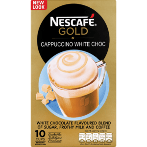 Nescafé Gold Instant White Chocolate Cappuccino 20 x 18g - Hoodmarket