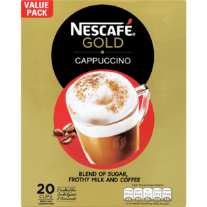 Nescafé Gold Original Cappuccino Sticks 20 x 18g - Hoodmarket