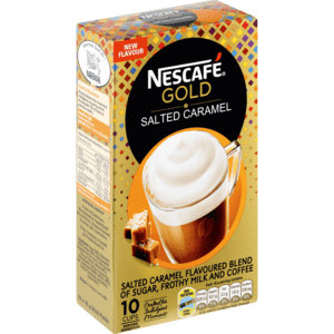 Nescafé Gold Salted Caramel Instant Cappuccino Sticks 10 Pack - Hoodmarket