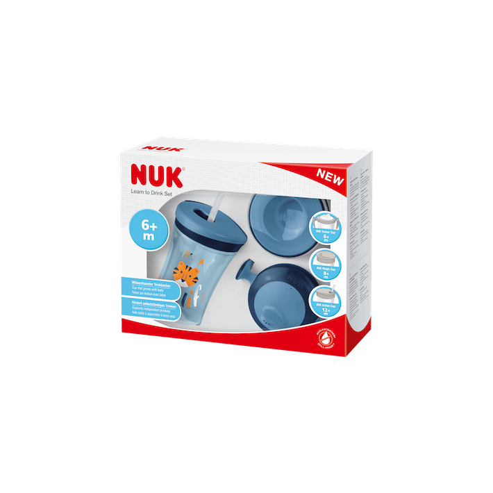 Nuk Action Cup 230ml 12 months+ Blue - myhoodmarket