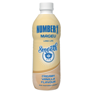 Number 1 Long Life Smooth Creamy Vanilla Flavoured Mageu 1L