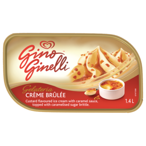 Ola Gino Ginelli Gelateria Créme Brulée Ice Cream 1.4L