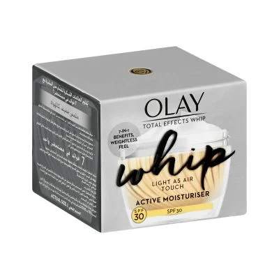 Olay Total Effects Whip Light As Air Moisturiser 7 Benefits In 1 With Spf30 50ml