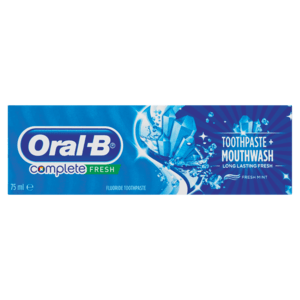 Oral-B Complete Fresh Mint Flavoured Toothpaste 75ml - myhoodmarket