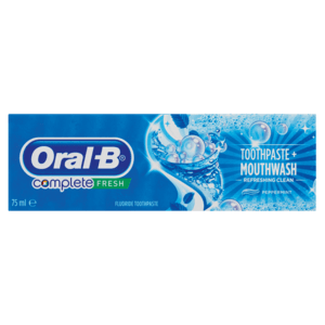 Oral-B Complete Fresh Peppermint Flavoured Toothpaste 75ml - myhoodmarket