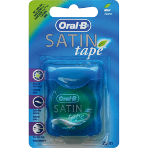 Oral-B Satin Tape Dental Floss 25m - myhoodmarket
