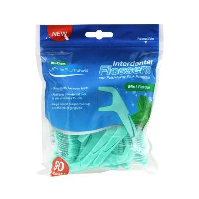 Dentalmate Interdental Flossers Mint 90pcs