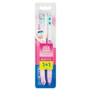 Oral-B Ultra Thin Sensitive Toothbrush 2 Pack - myhoodmarket