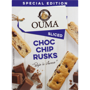 Ouma Special Edition Choc Chip Sliced Rusks 450g