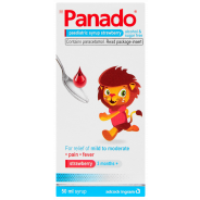Panado Pain & Fever Relief Syrup Paediatric Strawberry 50
