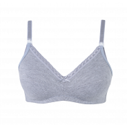 Playtex Maternity Cotton Feeding Bra - 34B Grey Melange