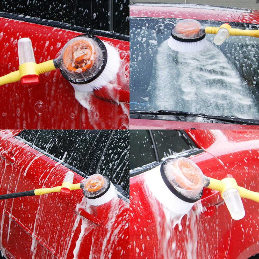 Portable Automatic Rotary Wash Brush Cleaning Foam