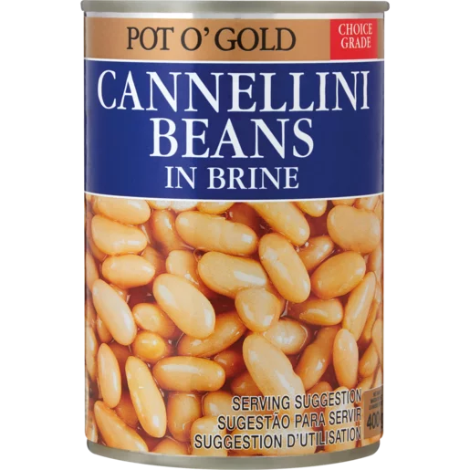 Pot O' Gold Canellini Beans In Brine 400g