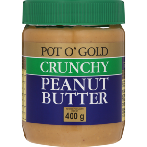 Pot O' Gold Crunchy Peanut Butter 400g..