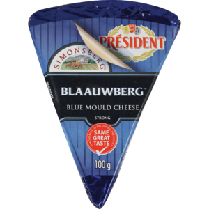 Président Blaauwberg Strong Blue Mould Cheese 100g