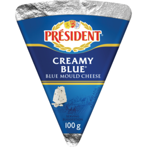 Président Creamy Blue Semi-Hard Cheese Pack 100g