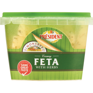 Président Feta Cheese With Herbs 200g