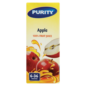 Purity Apple 100% Fruit Juice 6-36 Months 200ml - myhoodmarket