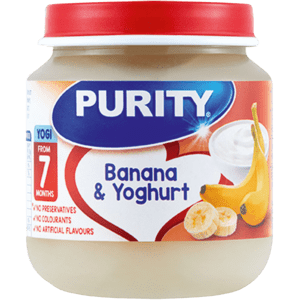 Purity Banana & Yoghurt Baby Food 125ml - myhoodmarket