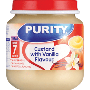 Purity Custard With Vanilla Flavour Baby Food 125ml - myhoodmarket