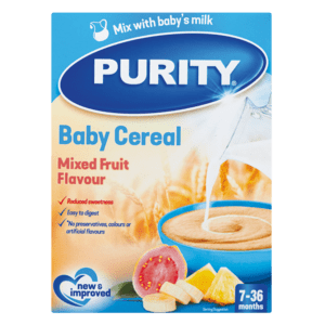 Purity Mixed Fruit Flavoured Baby Cereal 200g - myhoodmarket