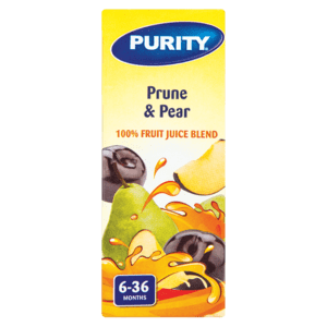 Purity Prune & Pear 100% Fruit Juice 6-36 Months 200ml - myhoodmarket