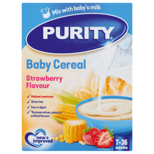 Purity Strawberry Flavoured Baby Cereal 200g - myhoodmarket
