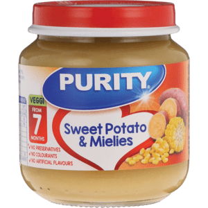 Purity Sweet Potato & Mielies Baby Food 125m - myhoodmarket